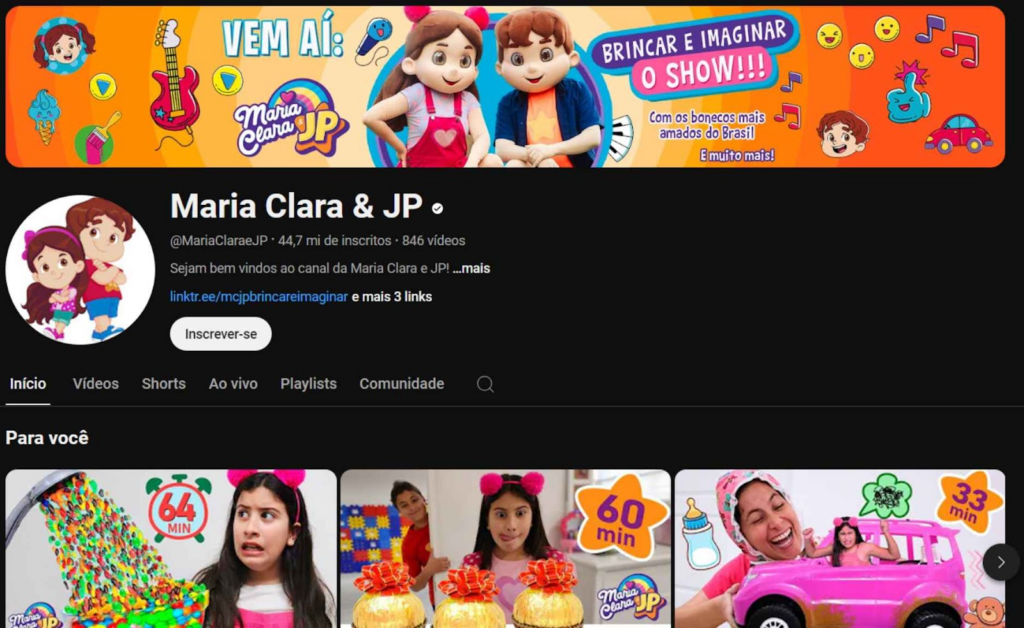 Melhores canais do YouTube