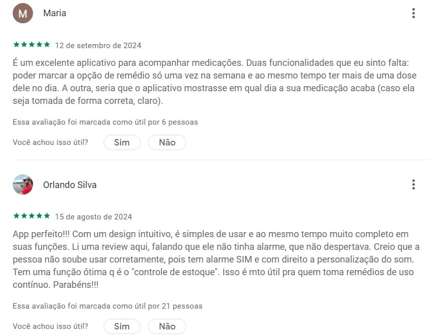 Aplicativo para lembrar de tomar remédio