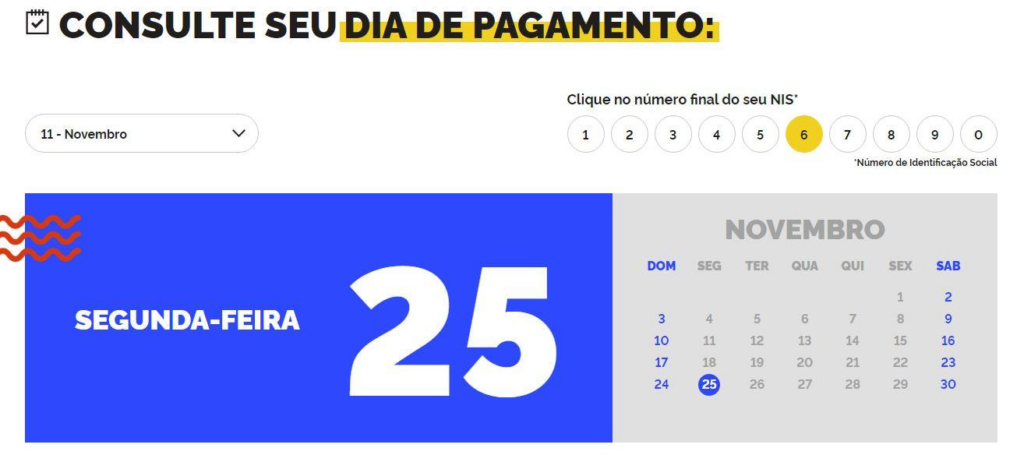 Calendário do Bolsa Família de setembro