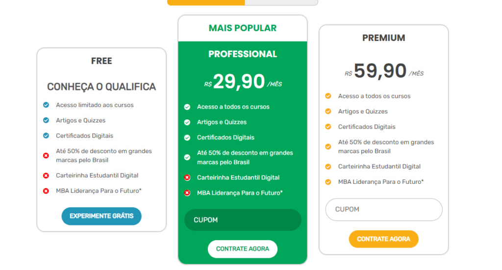 Qualifica Cursos e Carreiras