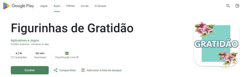 Figurinhas de gratidão para WhatsApp