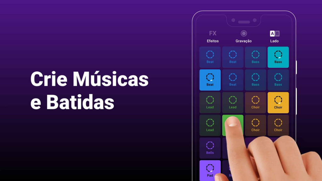 Aplicativo para criar músicas