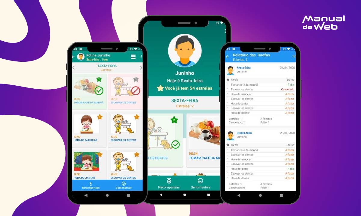 Rotina Divertida: app de quadro de rotina para autistas