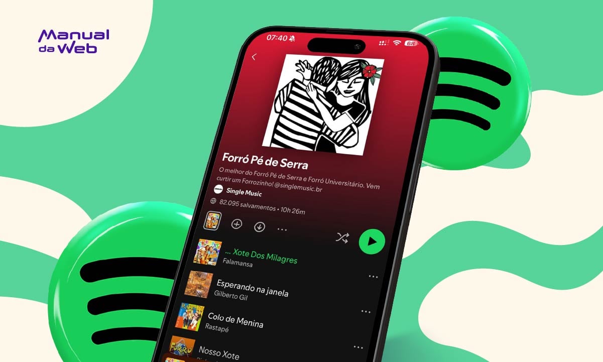 Spotify: app gratuito para escutar forró pé de serra