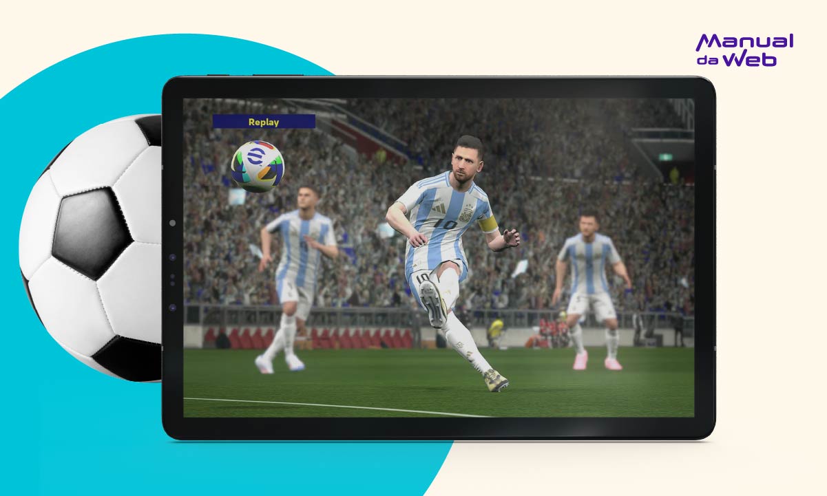 e-Football: jogo de futebol para celular para jogar com amigos ou IA