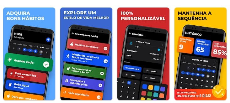 Aplicativo para monitorar hábitos