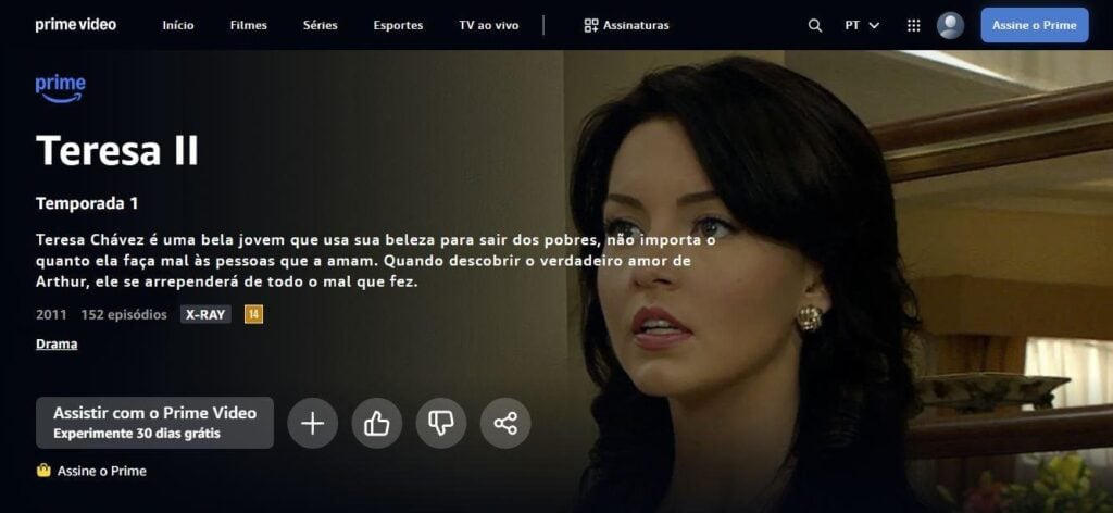 Onde assistir à novela Teresa