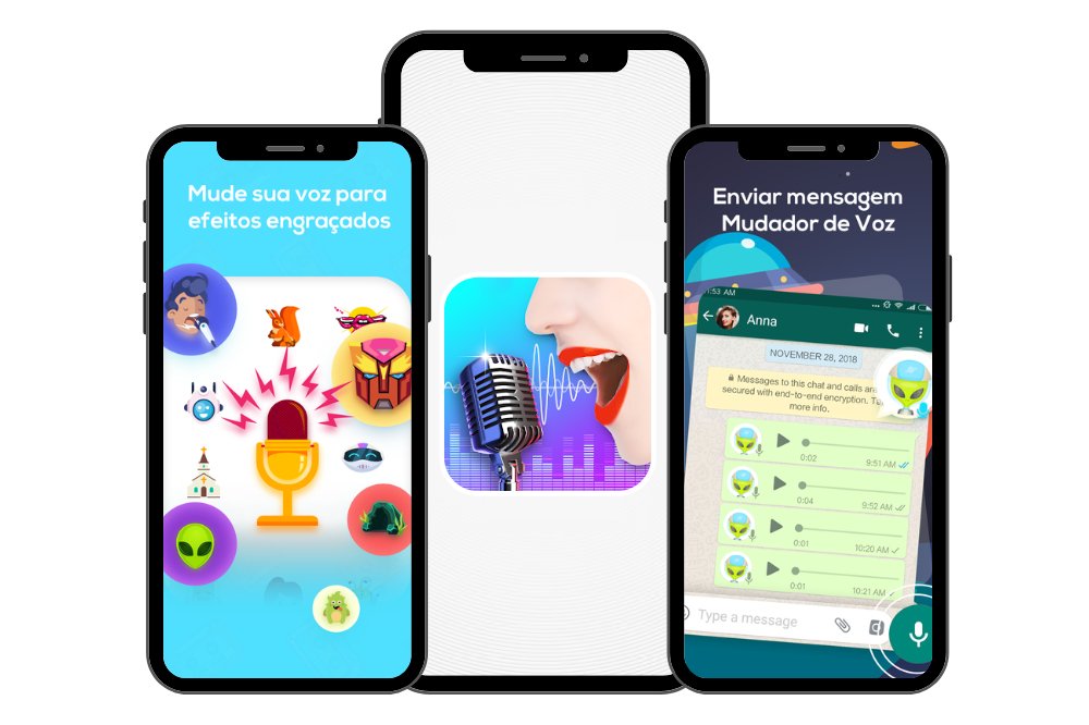 Aplicativo gratuito para modificar a voz