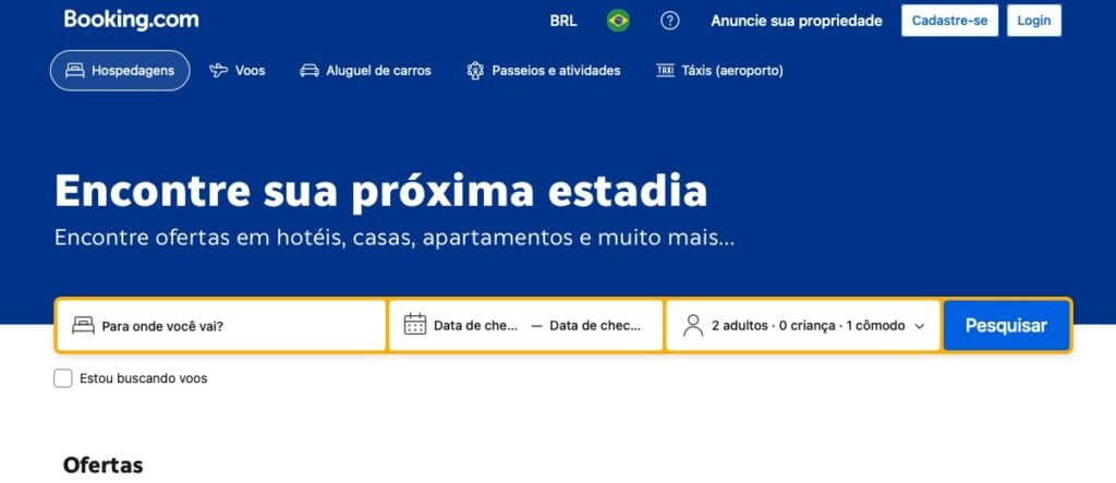 Como cancelar uma reserva no Booking