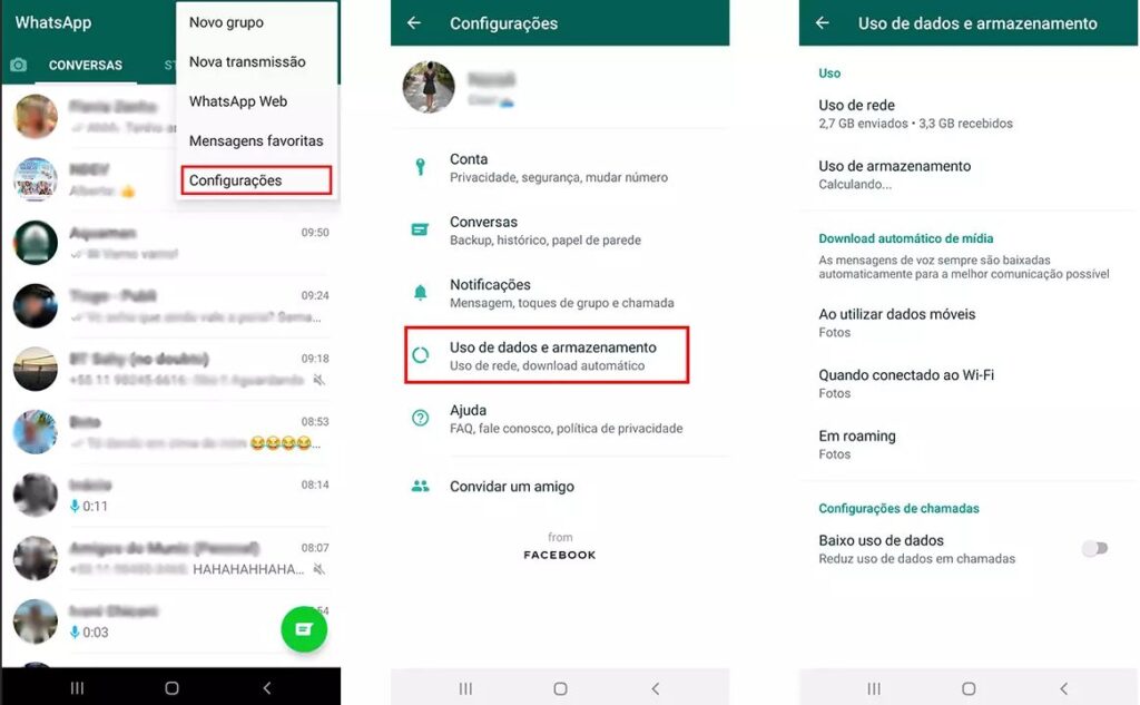 como liberar espaço no WhatsApp