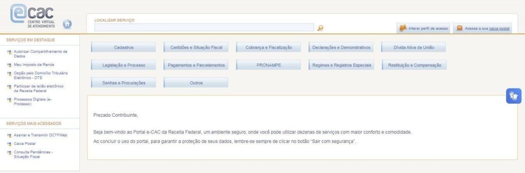 Consultar processos online