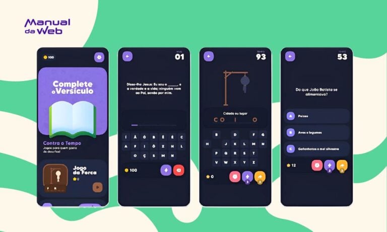 Aplicativo com jogos bíblicos