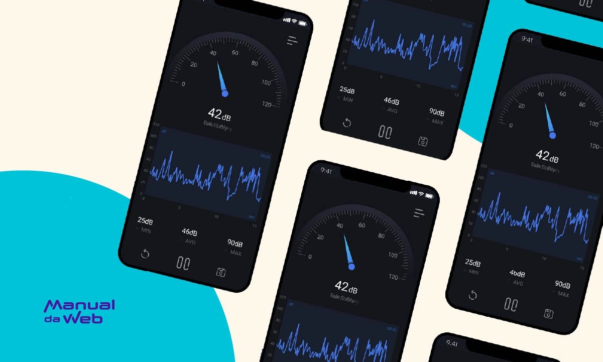 Aplicativo medidor de decibéis online de alta precisão para usar grátis