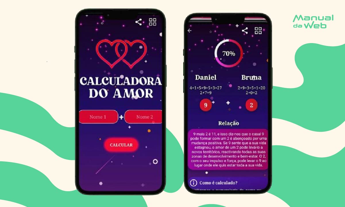 Aplicativo para fazer teste de compatibilidade de um casal