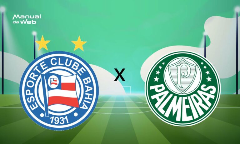 Bahia x Palmeiras hoje