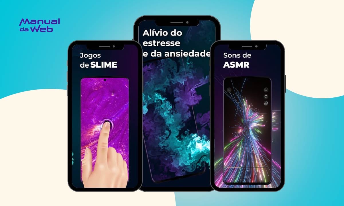 Jogo de ASMR e slime para reduzir o estresse enquanto se diverte