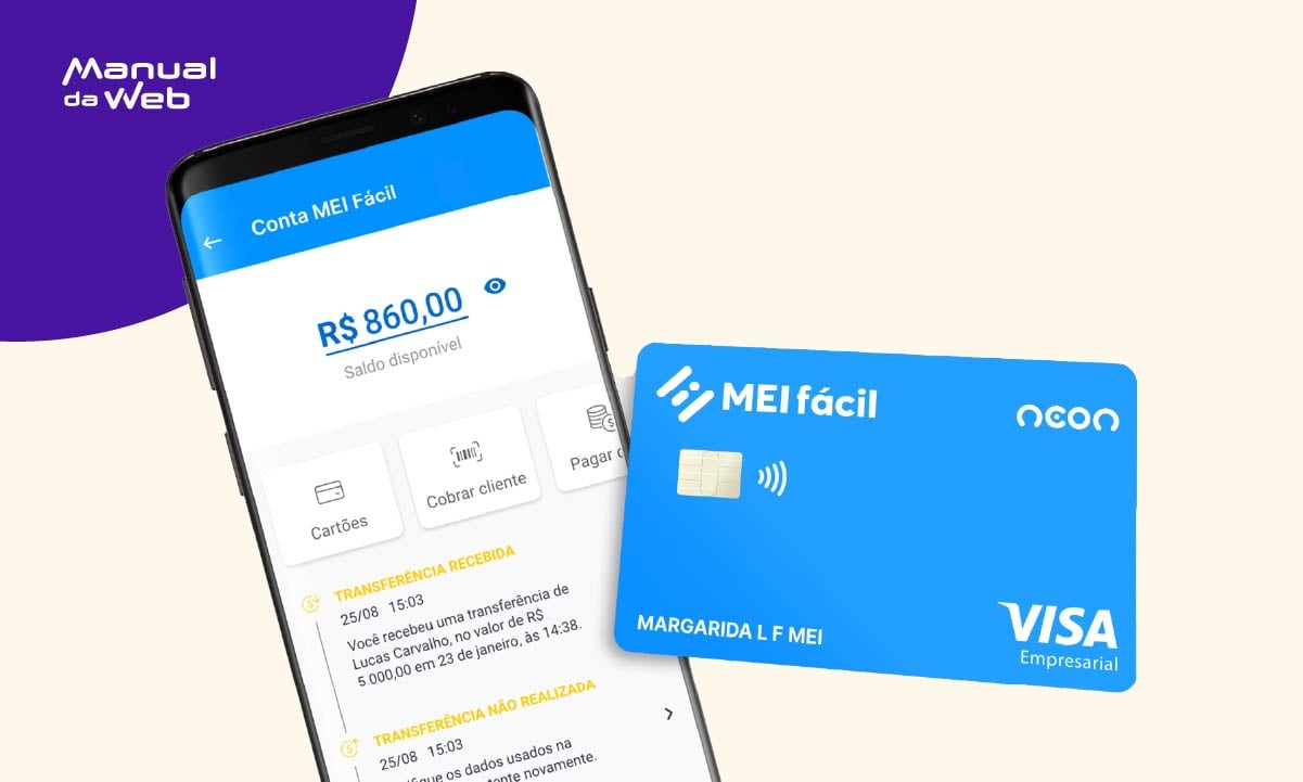 MEI Fácil Neon: aplicativo com todos os serviços MEI sem burocracia