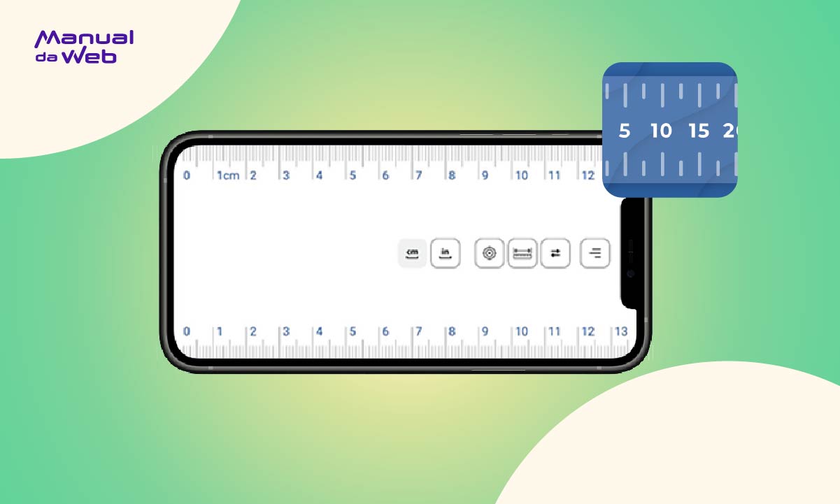Régua Digital: app com régua em tamanho real pelo celular