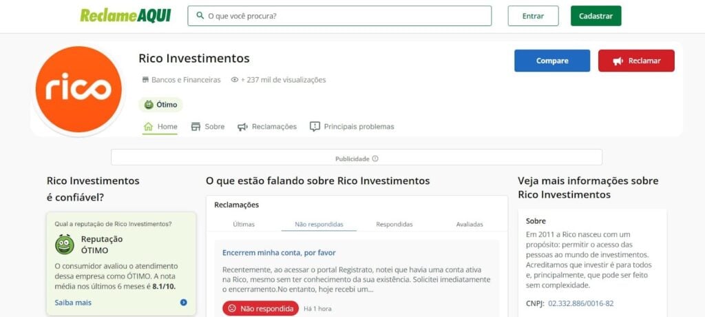 Aplicativo para investir