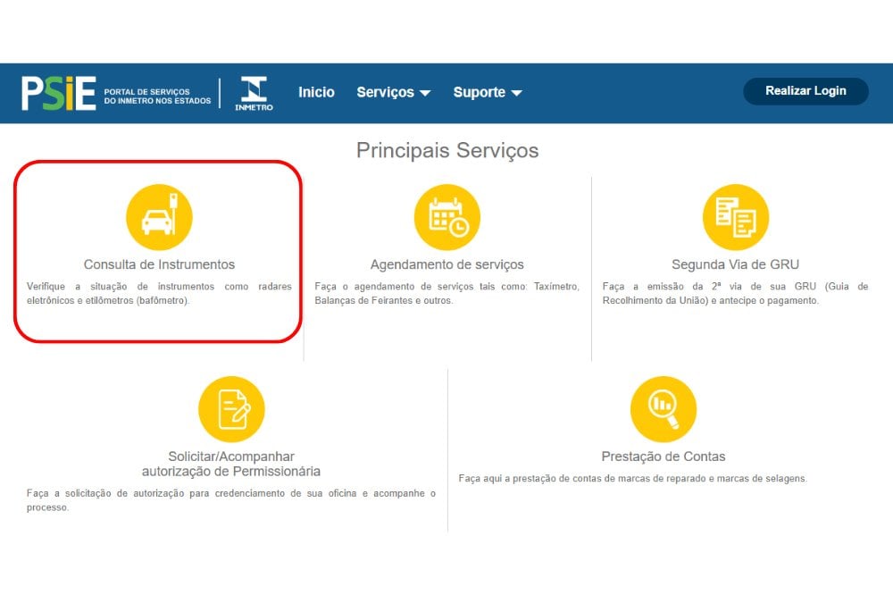 Verificar bafômetro