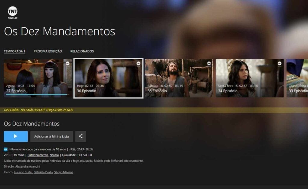 Novela Os Dez Mandamentos