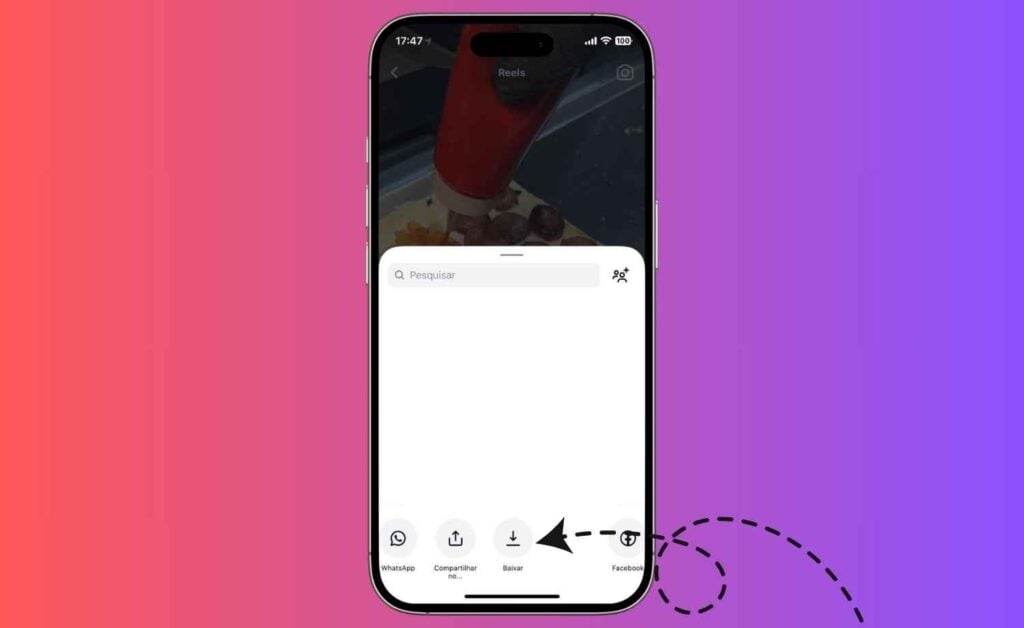 Como baixar Reels do Instagram