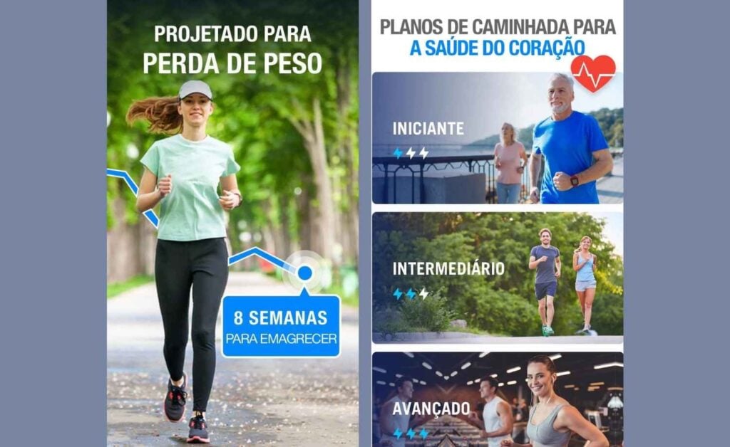 Aplicativo de caminhada