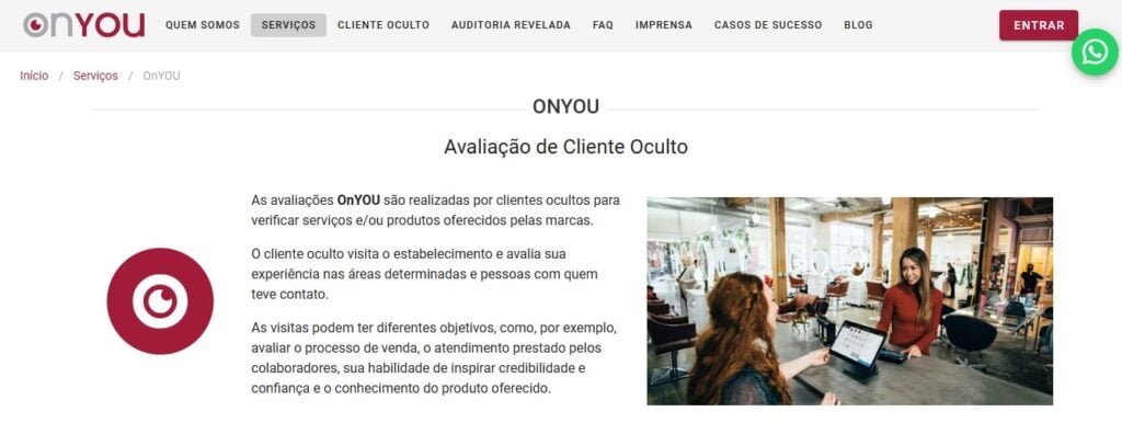 OnYou Cliente Oculto