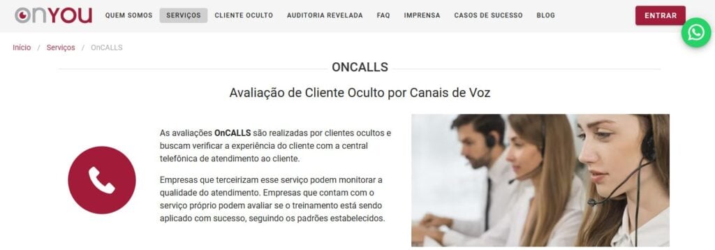 OnYou Cliente Oculto