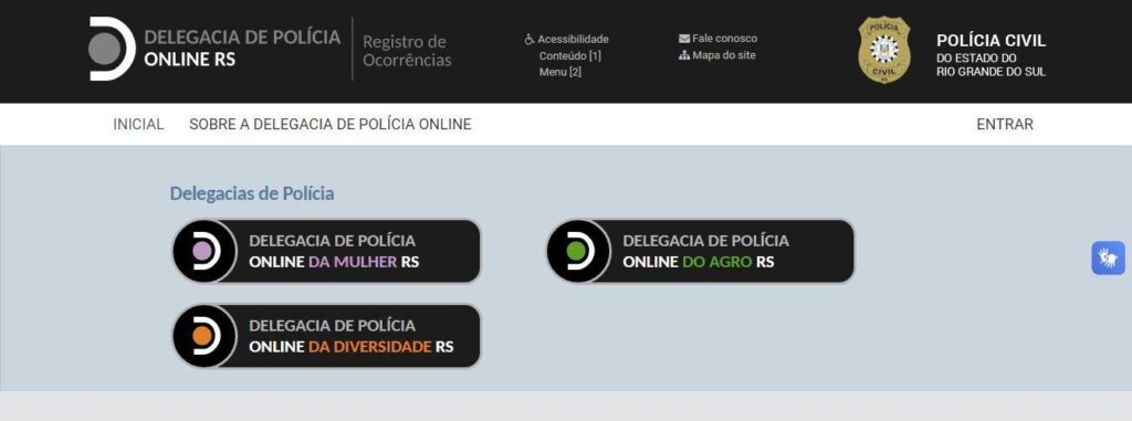 Boletim de Ocorrência online