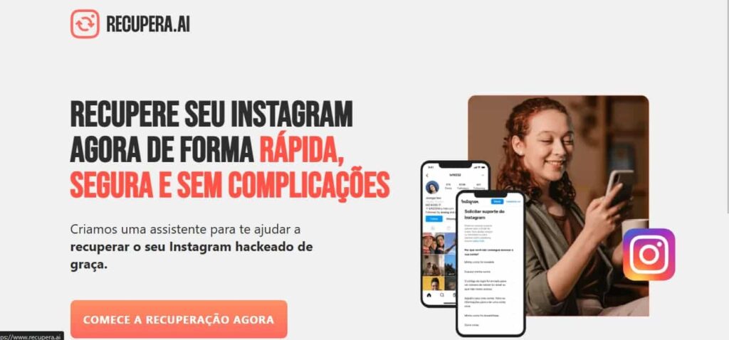 Recuperar conta do Instagram