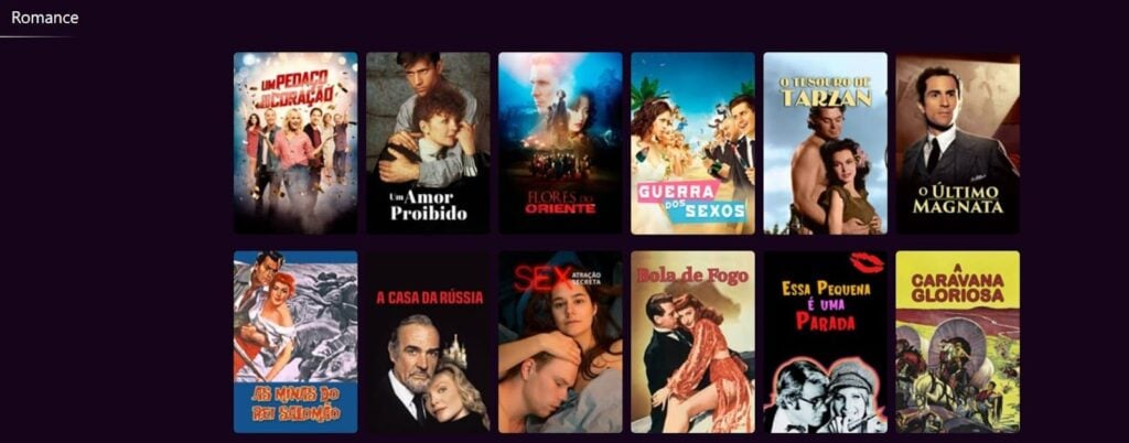 Melhores filmes de romance