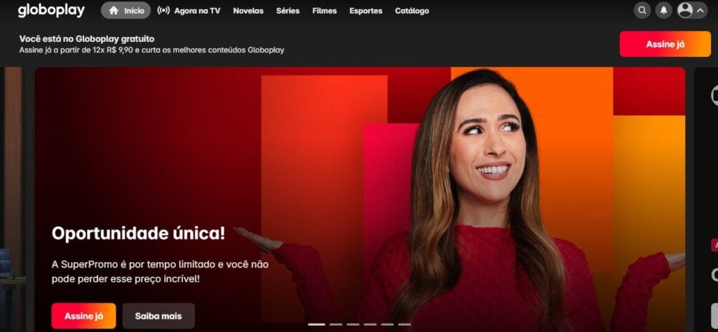 Novelas liberadas na Globoplay