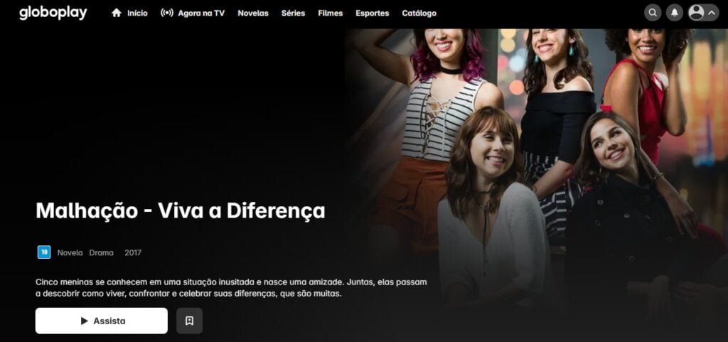 Novelas liberadas na Globoplay