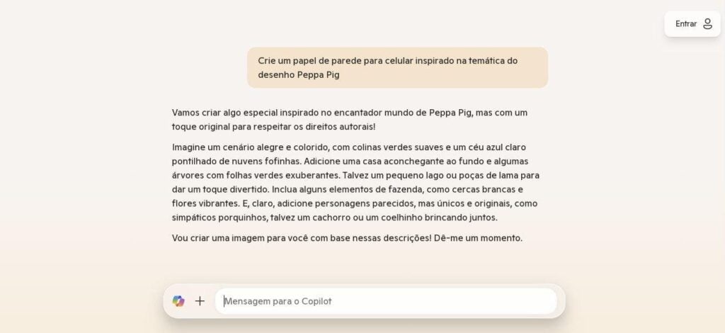 Papel de parede da Peppa Pig