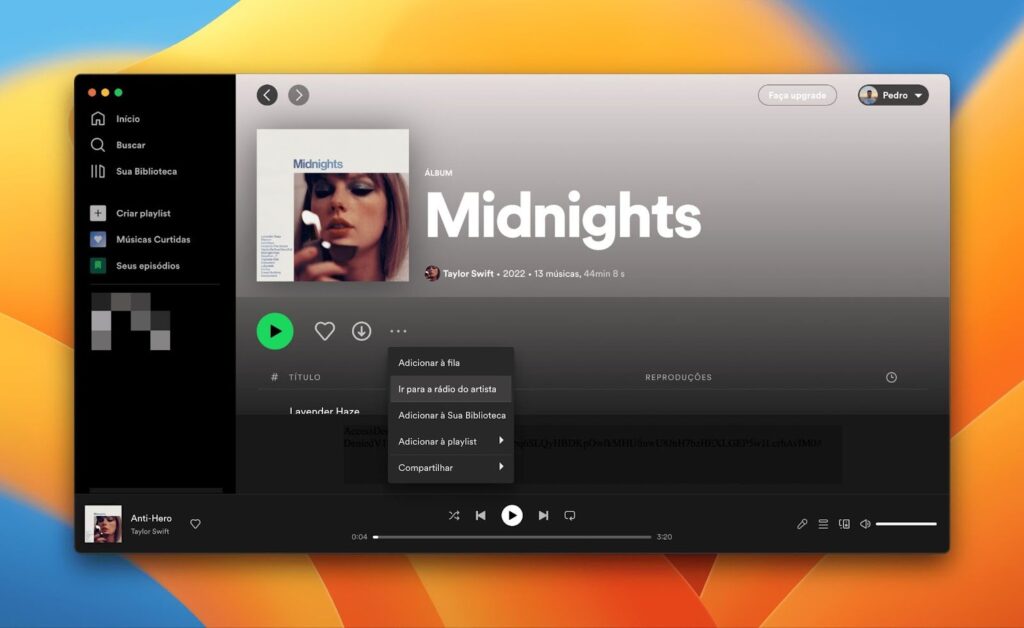 Como escutar rádio pelo Spotify