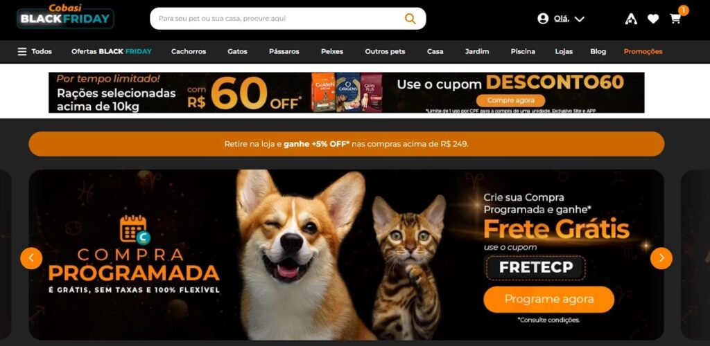 Pet shop online