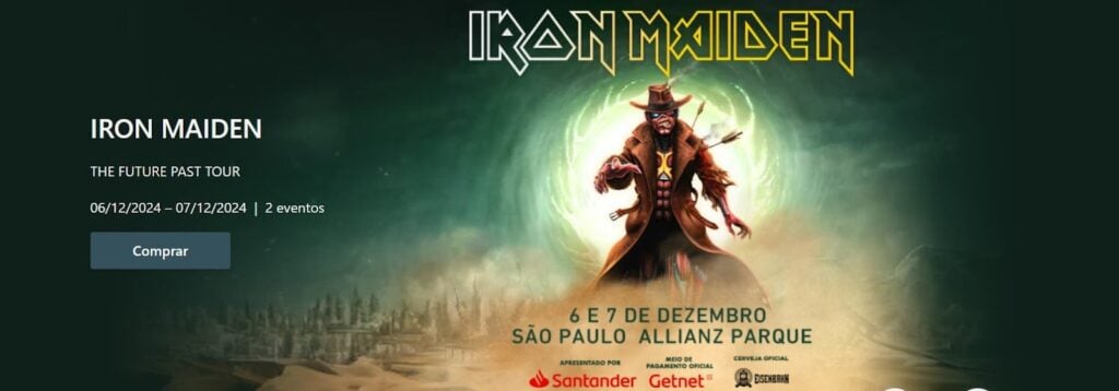 Show do Iron Maiden no Brasil