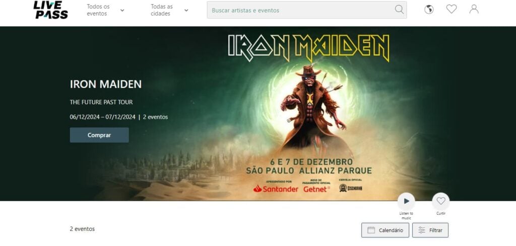 Show do Iron Maiden no Brasil