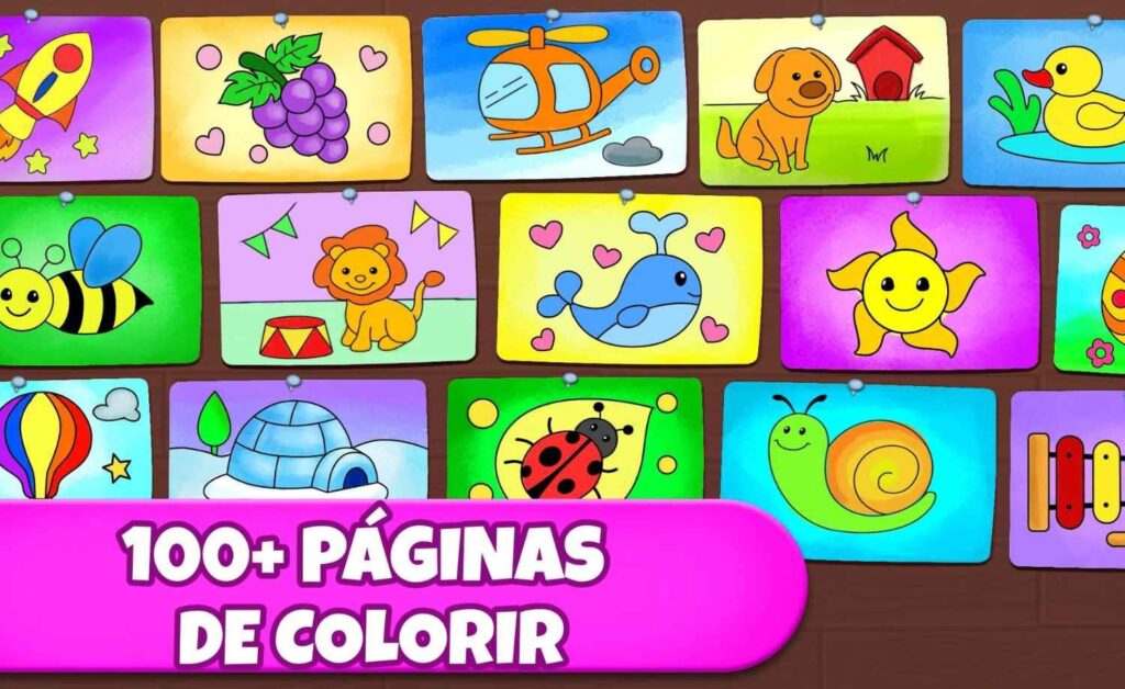 Desenhos infantis para colorir