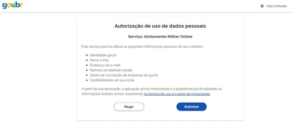 Certificado de Reservista online