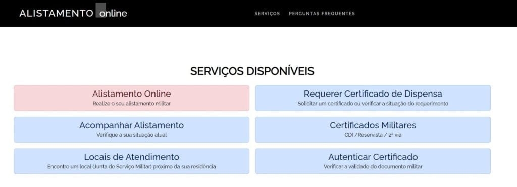 Certificado de Reservista online