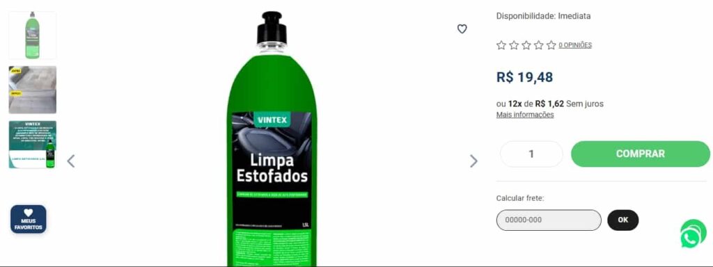 Produtos de limpeza para carros