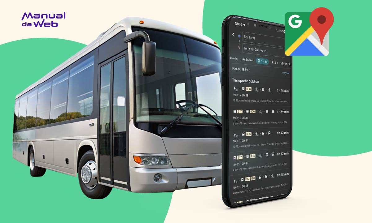 Como relatar atraso no ônibus pelo Maps do Google