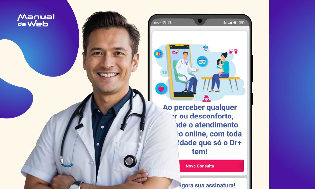 Dr+ Seu Médico Online: app de consultas de telemedicina rápidas e seguras