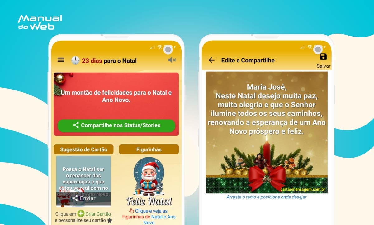 Mensagens de Natal e Ano Novo: modelos prontos para enviar para amigos e família