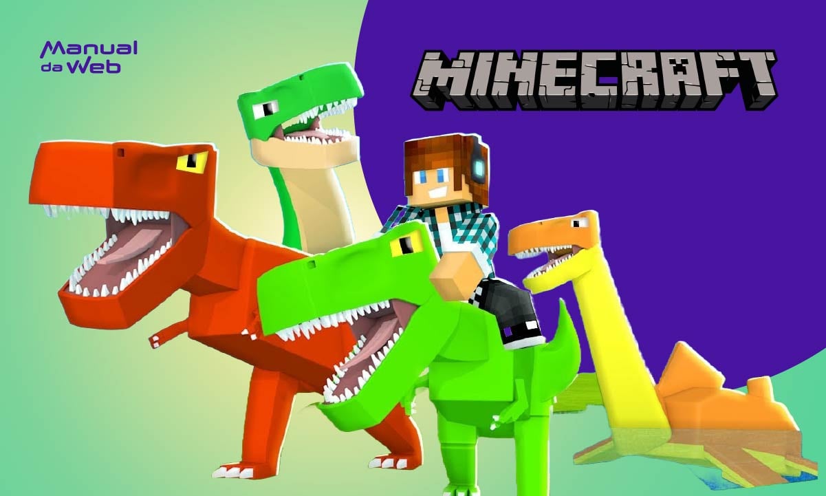 Mods de dinossauro no Minecraft