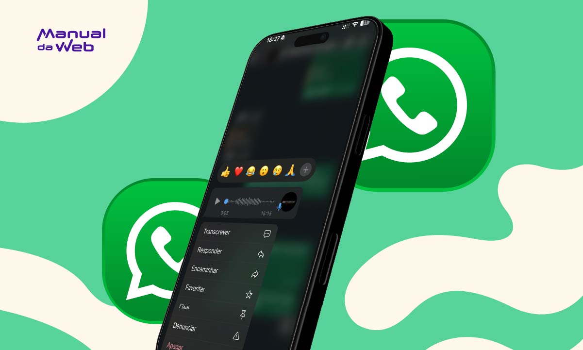 Nova atualização no WhatsApp: transcrever áudio