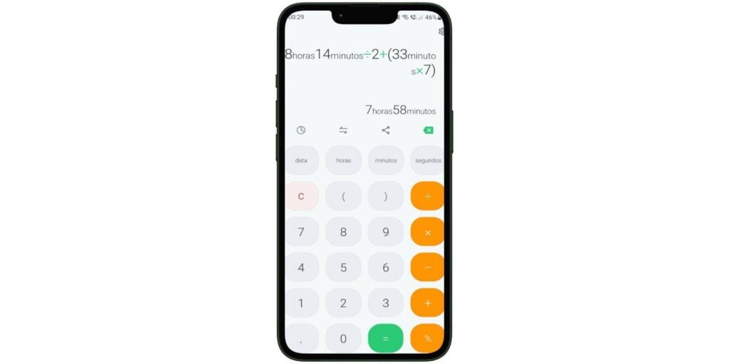 Aplicativo para calculadora de horas