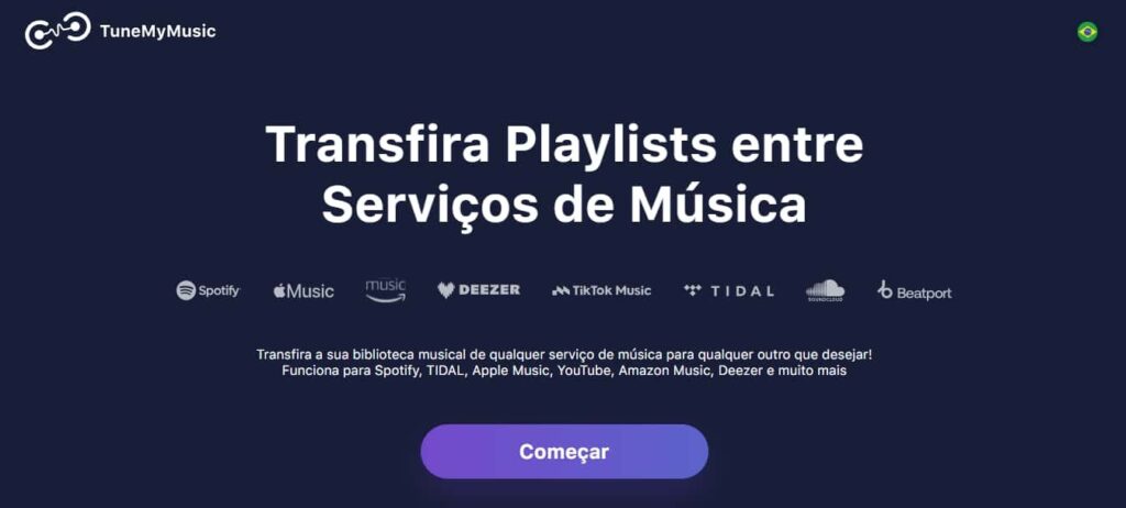 Transferir playlist do Deezer para o Spotify